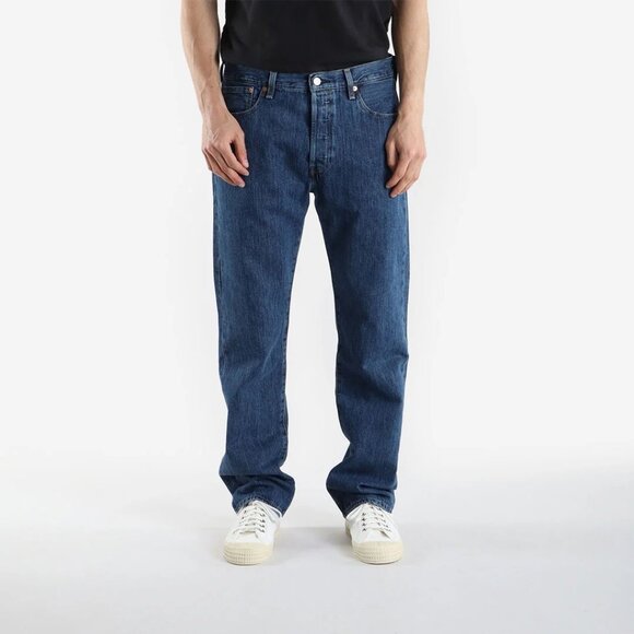 Levi's Other - Vintage Levi's Mens W34 L34 Blue 501 Original Fit Button Fly Denim Jeans